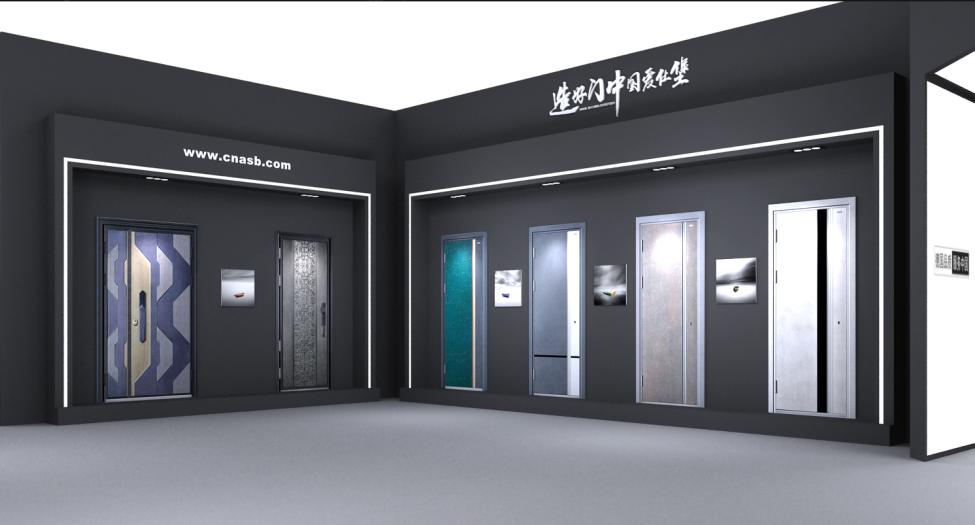 門(mén)業(yè)專(zhuān)賣(mài)店，展廳設(shè)計(jì)，建材市場(chǎng)裝修設(shè)計(jì)